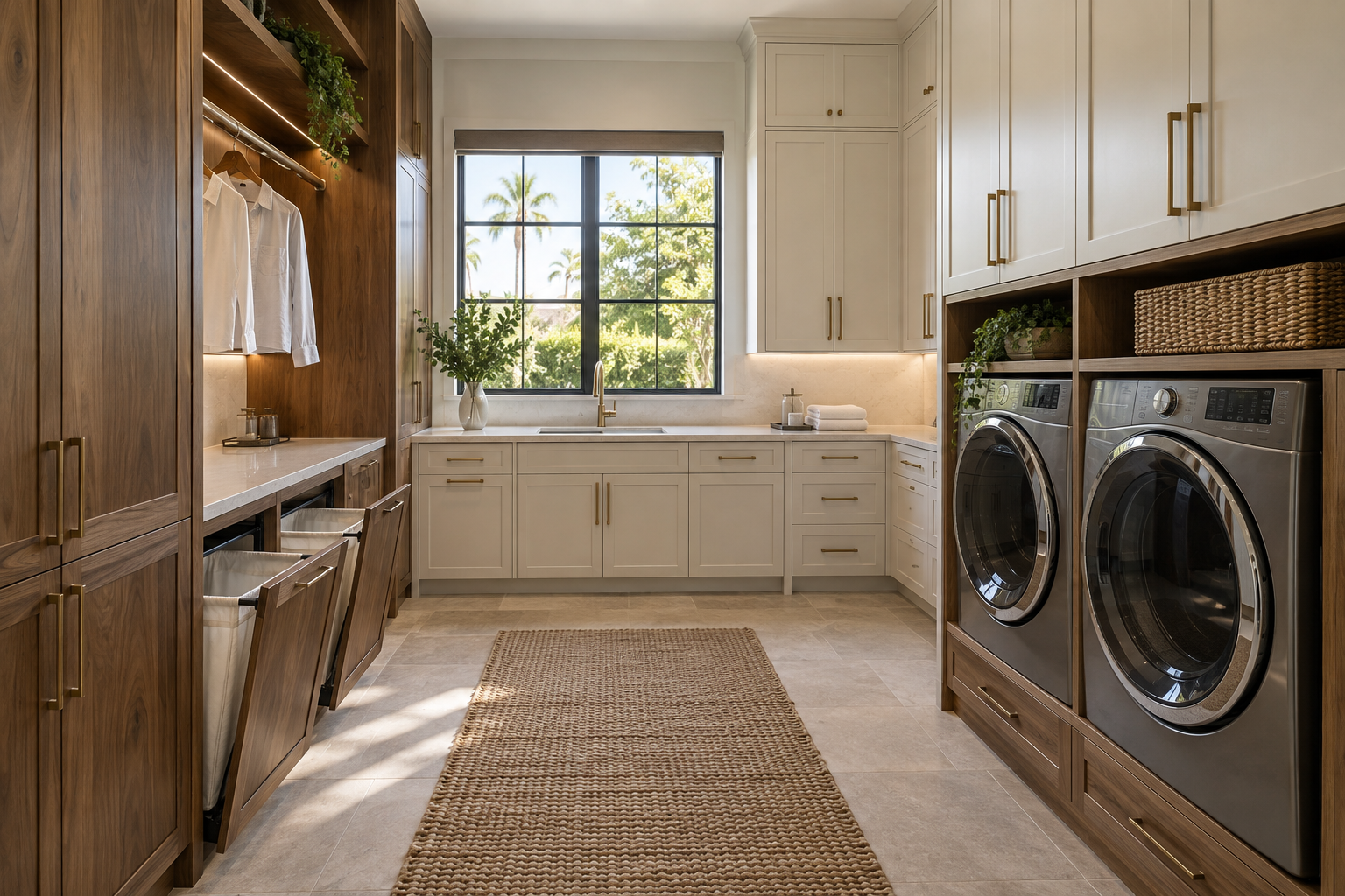 Laundry Room Cabinetry by Bay Crown Cabinetry